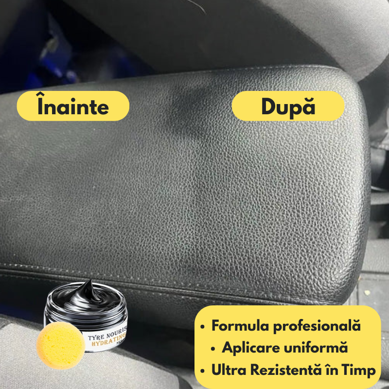 Kit 2 Creme Dressing Interior Auto + Husă Protecție Volan