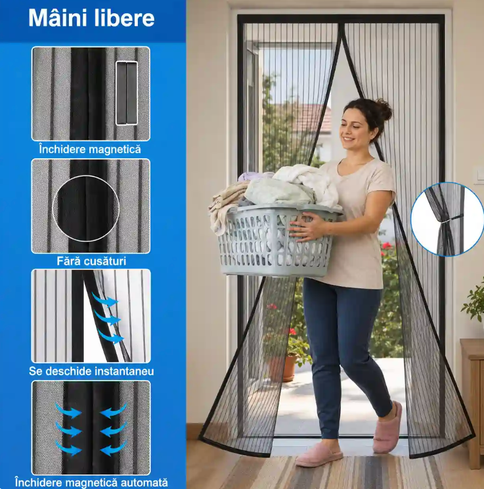 Plasă Magnetică 1+1 GRATIS - ZeroInsecte™