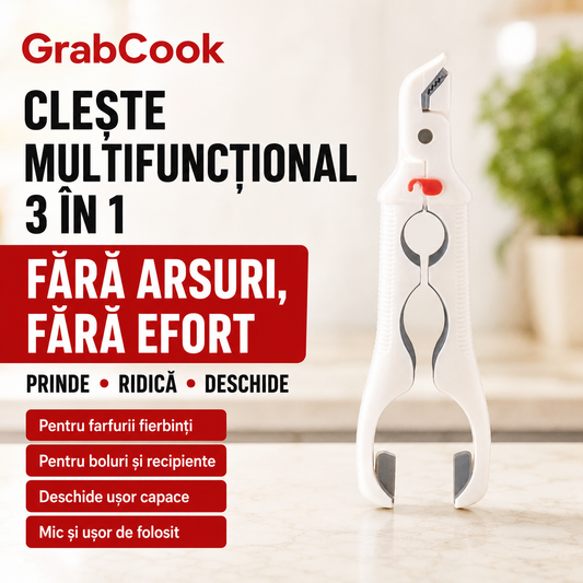 Clește de bucătărie 3 în 1    GrabCook™