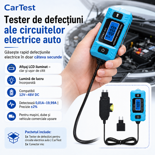 Tester Detectare Defecțiune Auto CarTest™