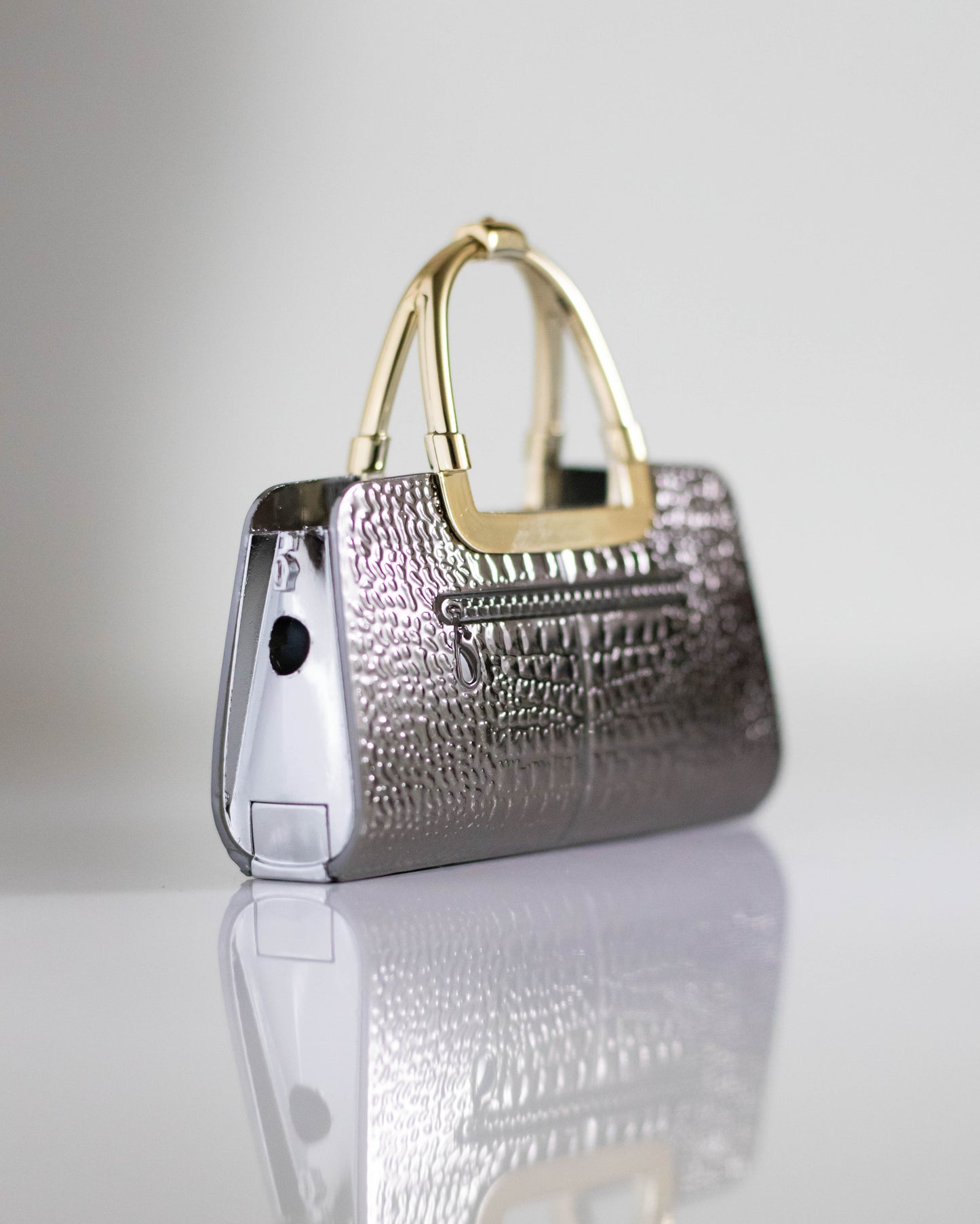 Bricheta Poșetă (argintiu închis)