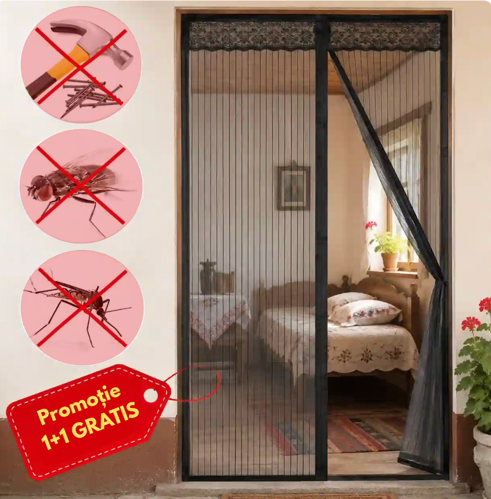 Plasă Magnetică 1+1 GRATIS - ZeroInsecte™