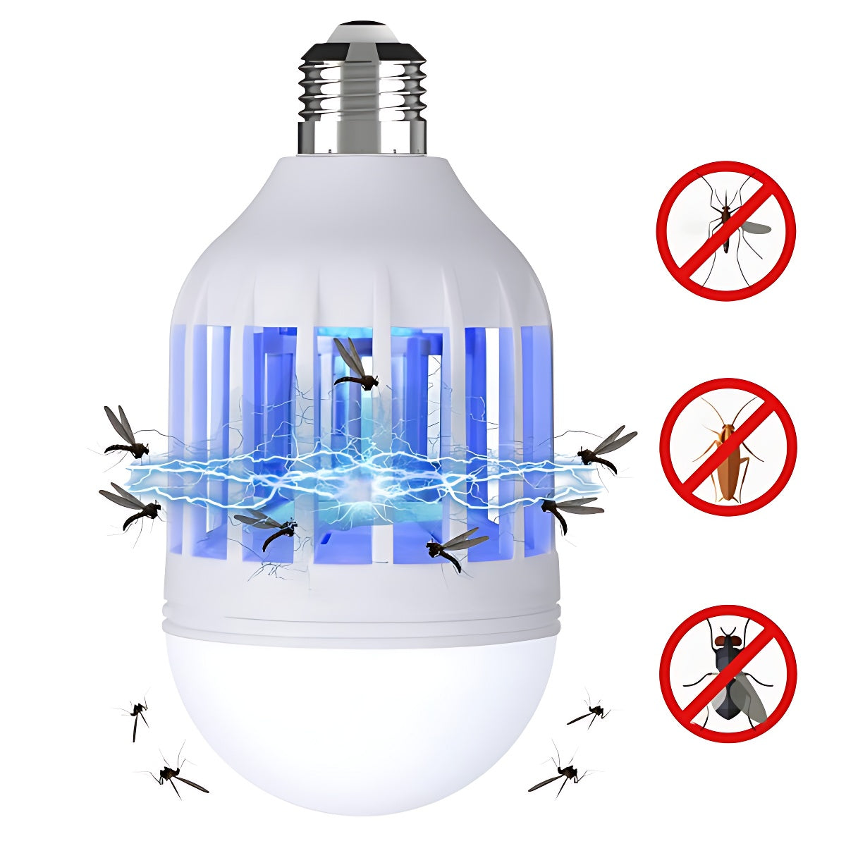 Set 2 x Bec LED Anti-Insecte cu Lampa UV